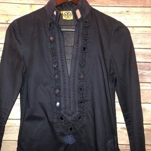 Tory Burch  Navy Blue Tunic Size 2